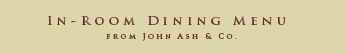 inroomdiningmenu