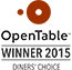 Open Table Diner's Choice Winner 2015
